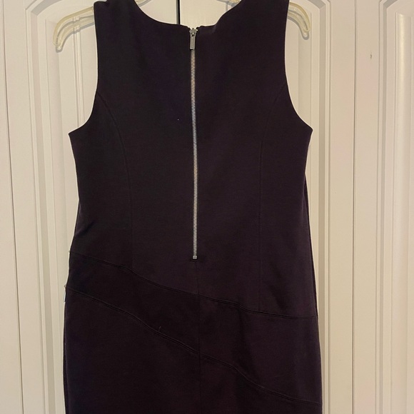 Michael Kors Purple Mini Dress with Zipper Accents - Picture 4 of 6